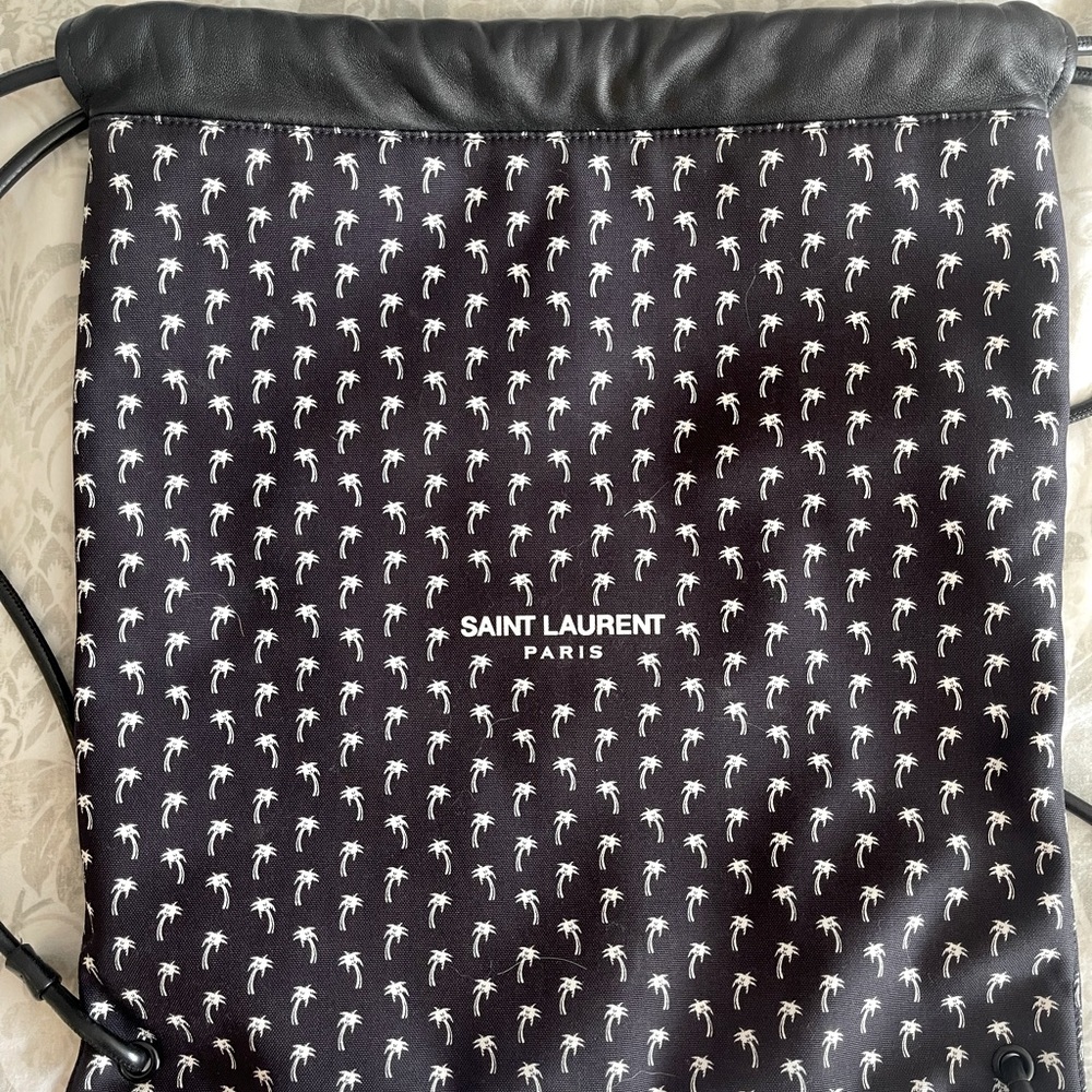 Saint Laurent Drawstring Backpack